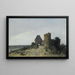 Rovine del castello di Rosemont - Johan Barthold Jongkind — quadro incorniciato alla parete