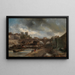 Le Pont Neuf - Johan Barthold Jongkind — gerahmtes Bild an der Wand
