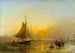 Der Stockholm-Fluss im Winter - Johan Christian Berger — Ansicht des Kunstwerks
