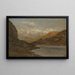 Landschaft in Nystuen im Filefjell - Johan Christian Dahl — gerahmtes Bild an der Wand
