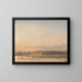View of the Elbe - Johan Christian Dahl — framed artwork on a wall
