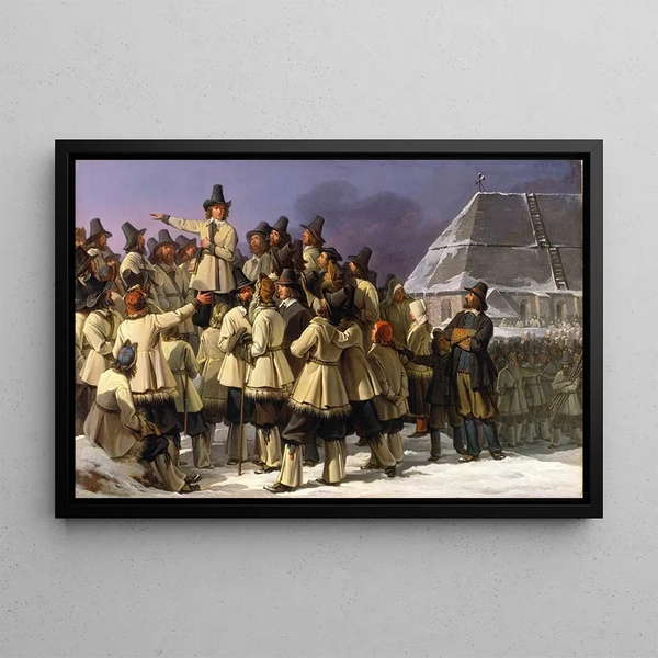 Johan Gustaf Sandberg - King Gustav Vasa of Sweden Addressing Men from Dalarna in Mora.webp