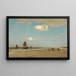 Johan Hendrik Weissenbruch - Beach scene (Case Conflict).webp