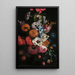 Natur stillleben mit einem Blumenstrauß - Johan Johnsen — gerahmtes Bild an der Wand