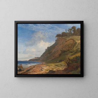 Johan Thomas Lundbye - A Danish Coast View from Kitns on Roskilde Fjord Zealand.webp
