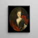 Anna Margaretha van Petcum 1676–1745 Ehefrau von Johan Arnold Zoutman - Johan van Diest — gerahmtes Bild an der Wand