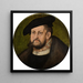 Johann le Constant, Kurfürst von Sachsen - Lucas Cranach der Ältere — gerahmtes Bild an der Wand