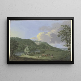 Johann Albrecht Friedrich Rauscher - The castle near Gera.webp