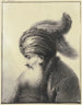 alter Mann mit Bart und Turban mit zwei langen Federn in Profilansicht links - Johann Andreas Benjamin Nothnagel — Ansicht des Kunstwerks