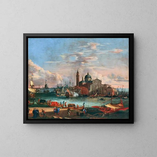 San Giorgio Maggiore, Venezia - Johann Anton Eismann — quadro incorniciato alla parete