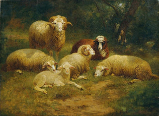 Johann Baptist Hofner - Schafe.webp