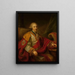 Portrait eines Würdenträgers - Johann Baptist von Lampi der Ältere — gerahmtes Bild an der Wand