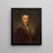 Joseph von Sonnenfels - Johann Baptist von Lampi le Jeune — gerahmtes Bild an der Wand