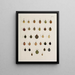 Archives of the History of Insects Pl23 - Johann Caspar Füssli — framed artwork on a wall