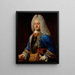 Ritratto del principe Georg Albrecht di Frisia orientale - Johann Conrad Eichler — quadro incorniciato alla parete