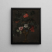 Blumen in einer geschnitzten Vase - Johann Daniel Preissler — gerahmtes Bild an der Wand