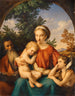 La Sainte Famille avec saint Jean-Baptiste enfant - Johann Eduard Wolff — vista dell’opera