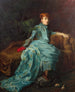 Ritratto della contessa Kessler in un interno - Johann Frank Kirchbach — vista dell’opera