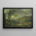 Landschaft nach einem Gewitter - Johann Franz Ermels — gerahmtes Bild an der Wand