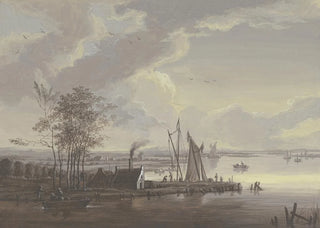 Johann Friedrich Morgenstern - River scenery in the summer.webp
