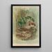 Gallinago gallinula - Johann Friedrich Naumann — quadro incorniciato alla parete