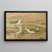 Phalaropus fulicarius, Phalaropus lobatus, Calidris arenaria - Johann Friedrich Naumann — quadro incorniciato alla parete