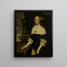 Portrait von Maria Margareta von Holzhausen - Johann Friedrich Trescher — gerahmtes Bild an der Wand