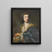 Der Bildhauer Paul Egell - Johann Georg Dathan — gerahmtes Bild an der Wand