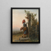 On the way back - Johann Georg Meyer von Bremen — framed artwork on a wall