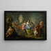 Die Freuden der Jahreszeiten Frühling - Johann Georg Platzer — gerahmtes Bild an der Wand