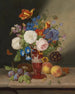 Bouquet de fleurs dans un vase - Johann Georg Seitz — artwork view