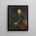 Guillaume V 1748-1806 Principe d'Orange-Nassau - Johann Georg Ziesenis — quadro incorniciato alla parete
