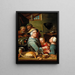 Un intérieur de cuisine avec des personnages - Johann Gerlach Lambert — quadro incorniciato alla parete