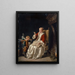 L'avvertimento materno - Johann Geyer — quadro incorniciato alla parete