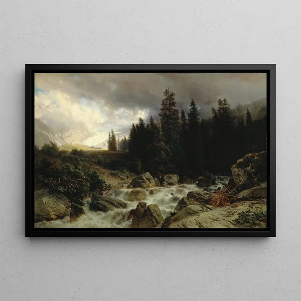 Johann Gottfried Steffan - Mountain landscape.webp