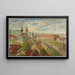 Ansicht der Kirche des Heiligen Geistes und des Großspitals, Bern - Johann Grimm — gerahmtes Bild an der Wand