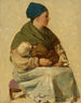 Study of a seated woman with child - Johann Grund — artwork view