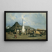 Place du Marché à Szolnok - Johann Gualbert Raffalt — gerahmtes Bild an der Wand