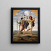 Die Entdecker Kanaans - Johann Heinrich Ferdinand Olivier — gerahmtes Bild an der Wand