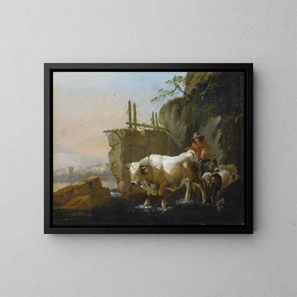 Johann Heinrich Roos — gerahmtes Bild an der Wand