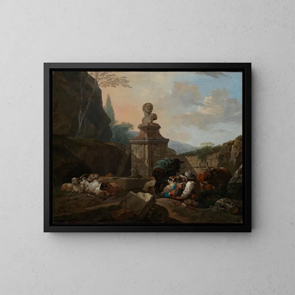 Johann Heinrich Roos — gerahmtes Bild an der Wand
