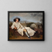 Goethe nella campagna romana - Johann Heinrich Wilhelm Tischbein — quadro incorniciato alla parete