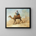 Negev Sebee al Hel - Johann Hermann Kretzschmer — gerahmtes Bild an der Wand