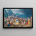 Die Israeliten nach dem Durchqueren des Roten Meeres - Johann Jacob Besserer — gerahmtes Bild an der Wand