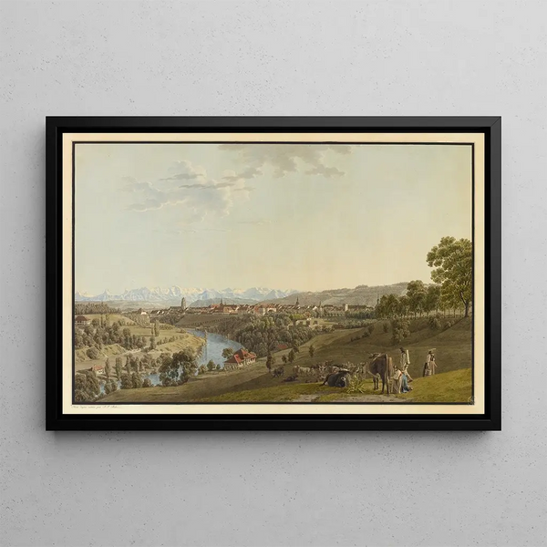 Johann Jakob Biedermann - Bern von Norden.webp