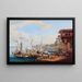 Vista sul Bosforo - Johann Jakob Falkeisen — quadro incorniciato alla parete