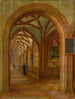 Blick auf den Kreuzgang des Basler Doms - Johann Jakob Neustück — Ansicht des Kunstwerks