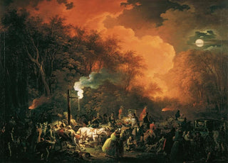 Johann Josef Schindler - Das Ende des Stuwerschen Feuerwerkes am 7 Mai 1833.webp