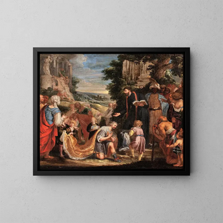 Johann Knig - Thomas The Apostle Baptising The IndoParthian King Gudnaphar.webp