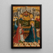 L'Annonciation - Johann Koerbecke — gerahmtes Bild an der Wand